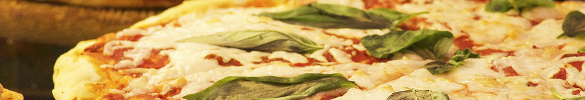 Eating Italian Pizza at Lisa's Cucina Italian Restaurant restaurant in Toms River, NJ.